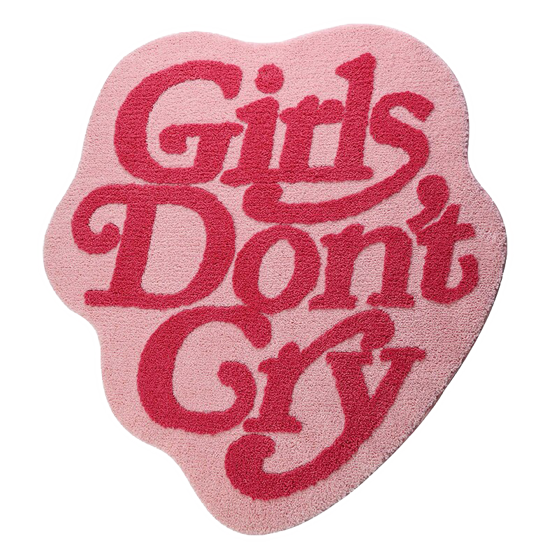Girls Don't Cry Rug (Pink) – Rugiful