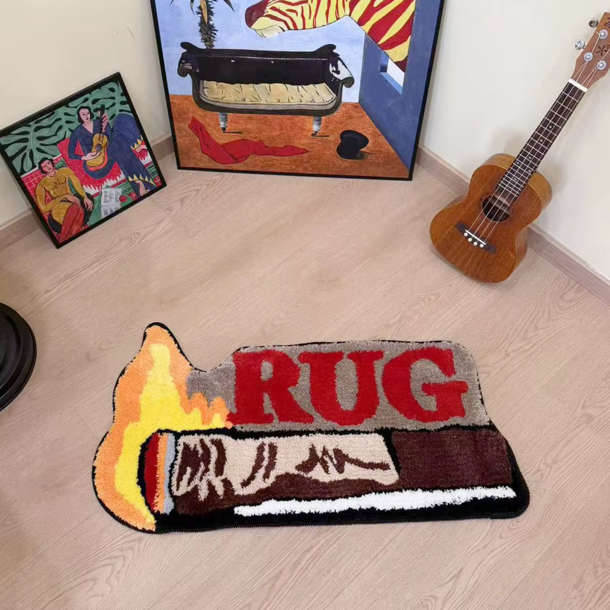 Cigarette Shaped Rug