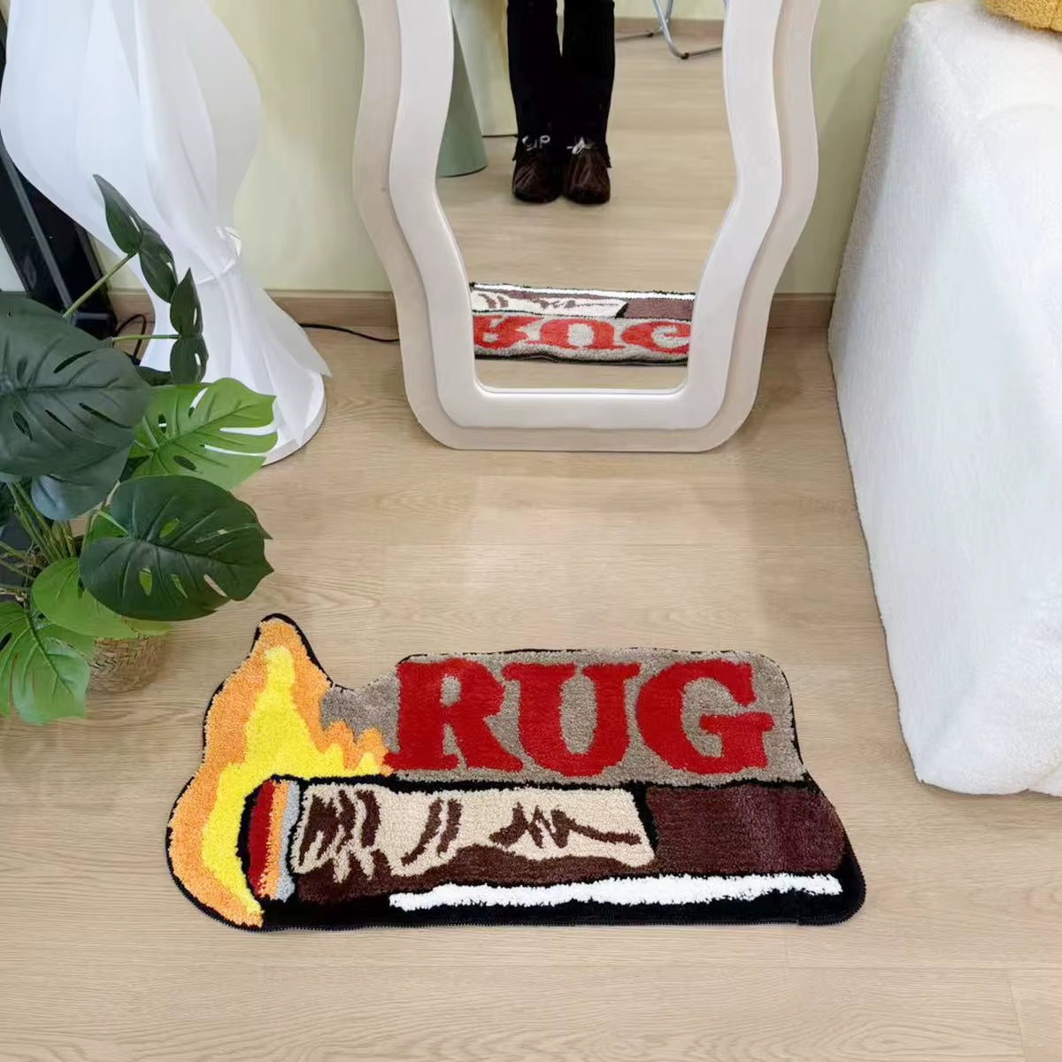 Cigarette Shaped Rug