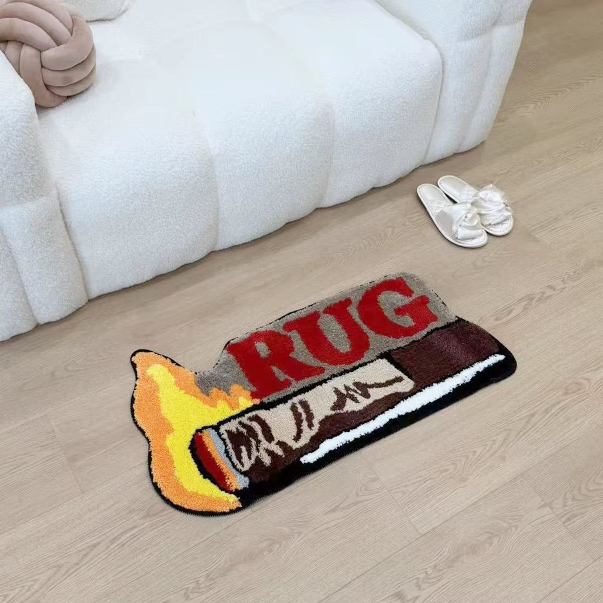 Cigarette Shaped Rug