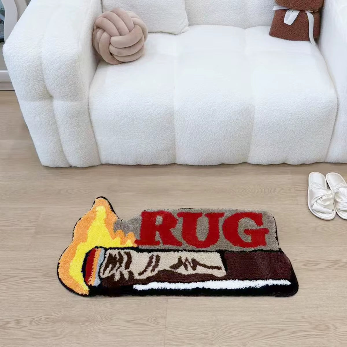 Cigarette Shaped Rug