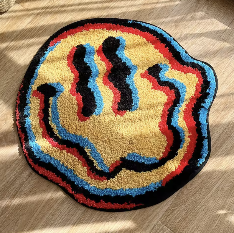 Trippy Smiling Rug