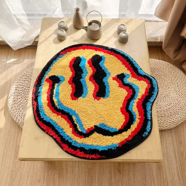 Trippy Smiling Rug