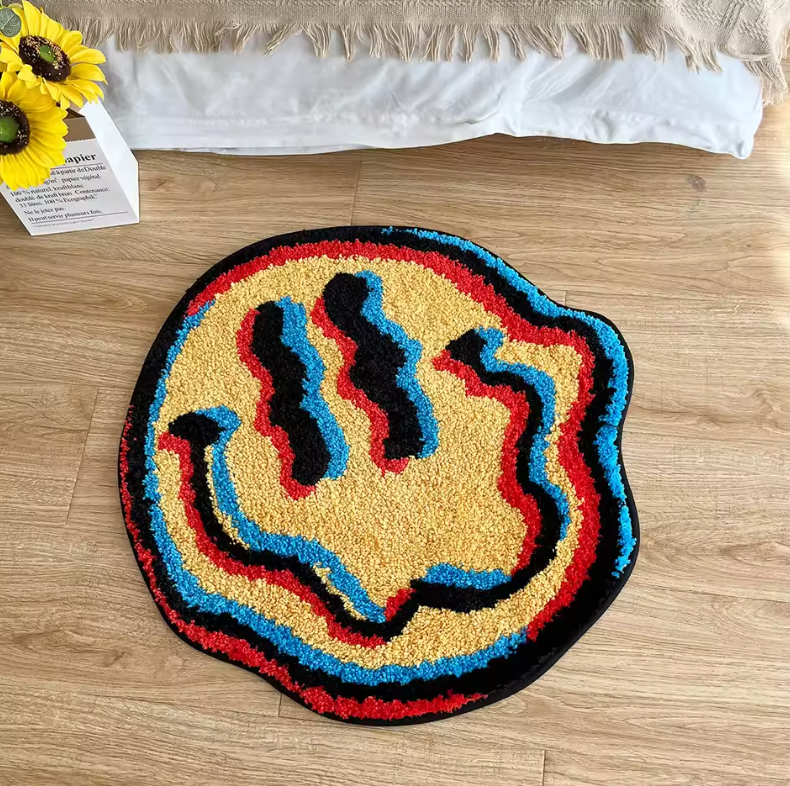 Trippy Smiling Rug
